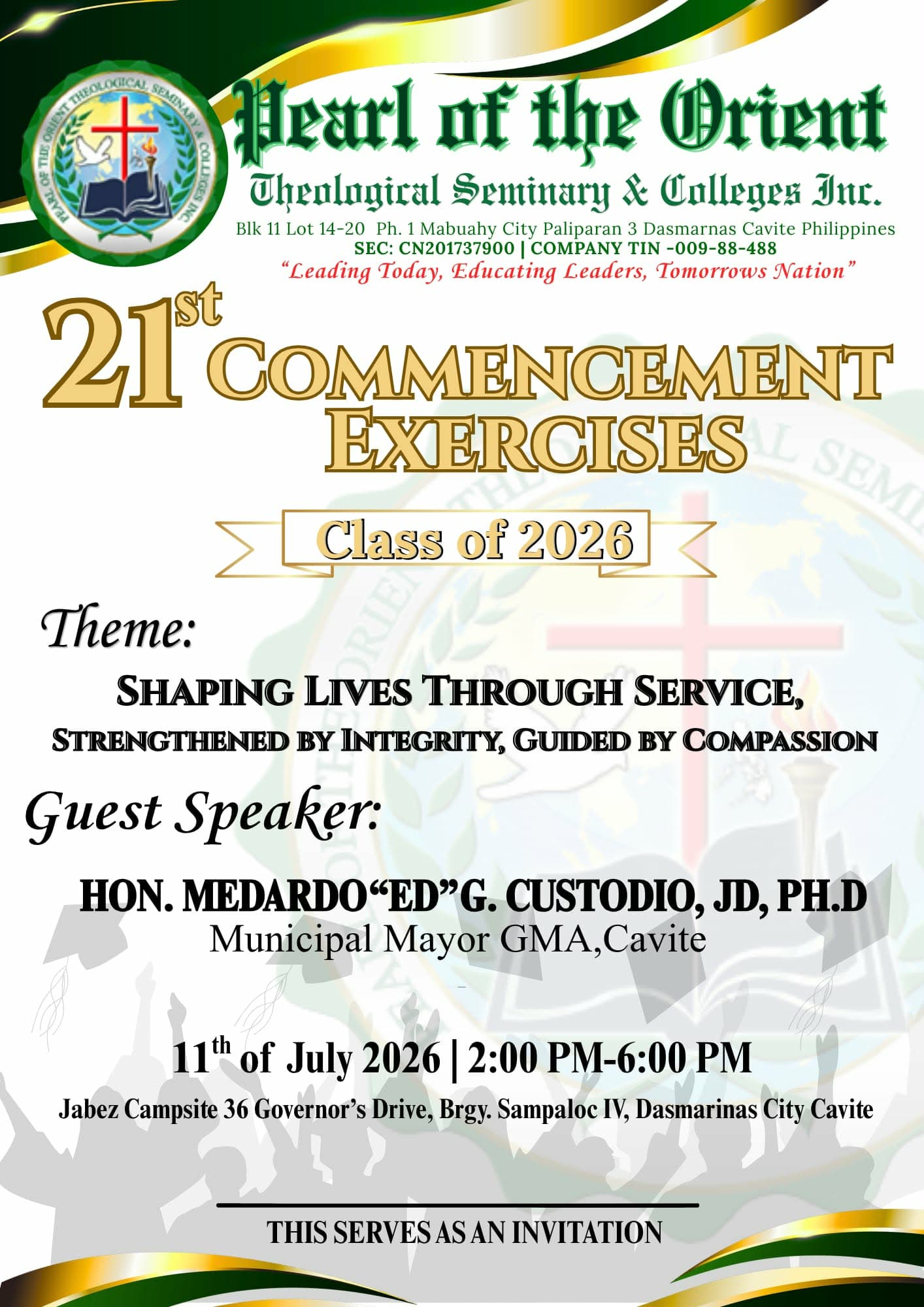 21st Commencement Exercises